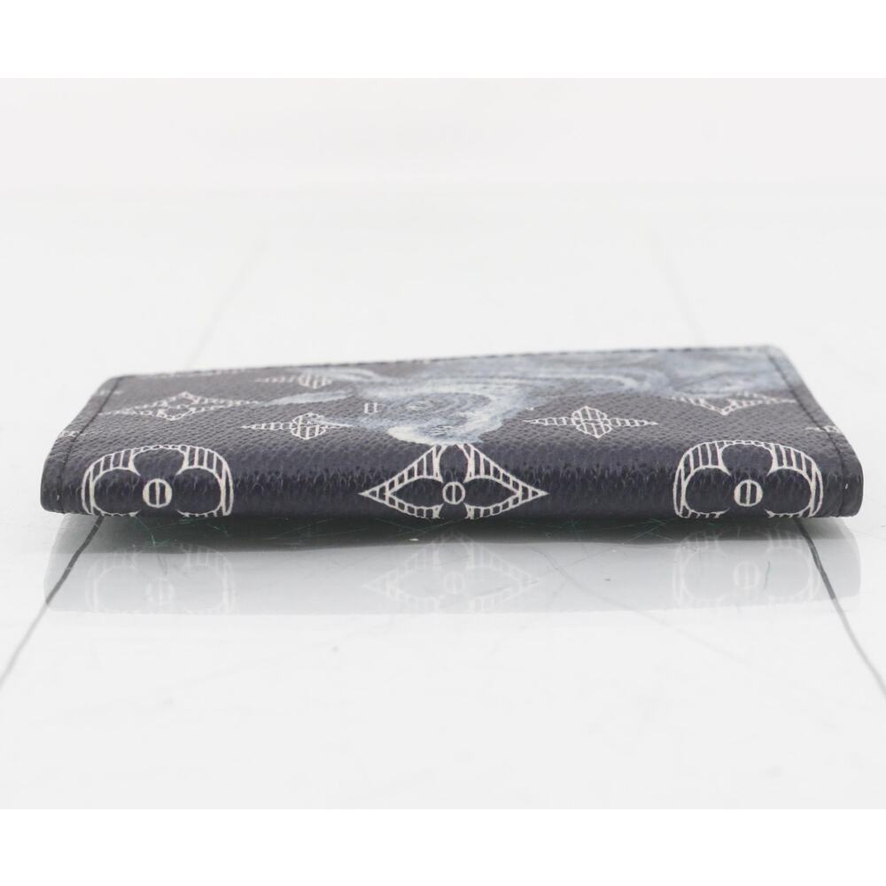 Louis Vuitton Chapman Pocket Organizer wallet Monogram LV Rhino Navy Blue w/box - Picture 4 of 12